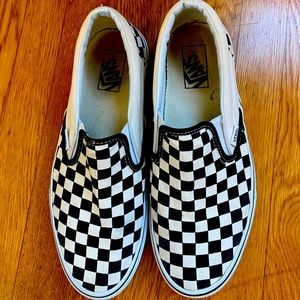 Checkered classic vans